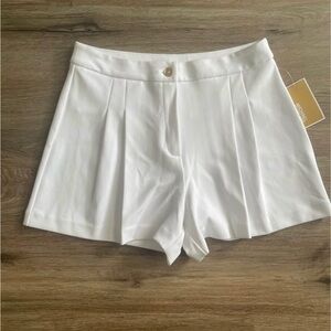 Michael Kors High Waist White Shorts